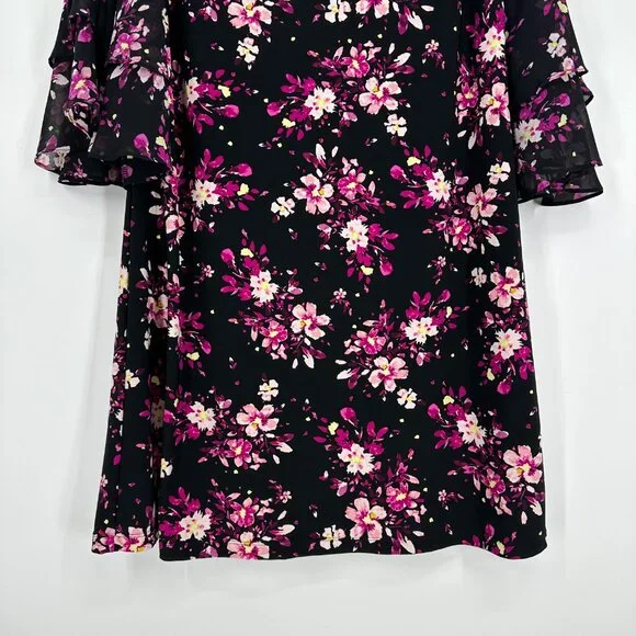 3/$25 Roz & Ali Floral Dress L - Picture 6 of 9